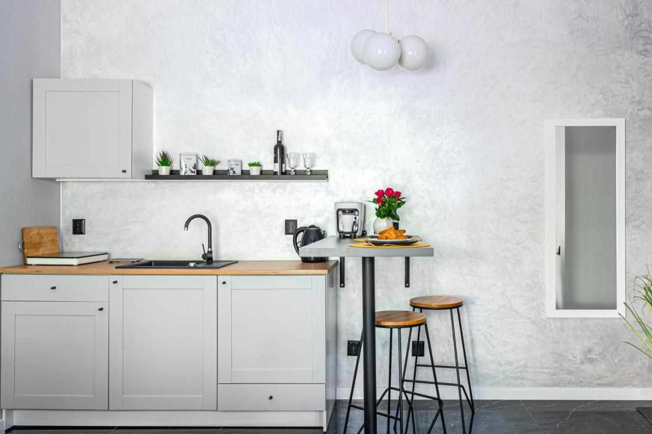 Stylish Studio In The Heart Of The City. Warschau Buitenkant foto